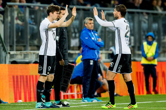 Jacob Rasmussen of Rosenborg comes