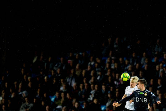 Birger Meling of Rosenborg and Kristoffer Tokstad of