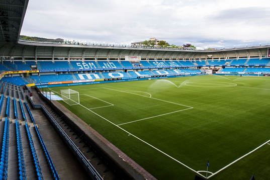 General interior view of Aker stadion