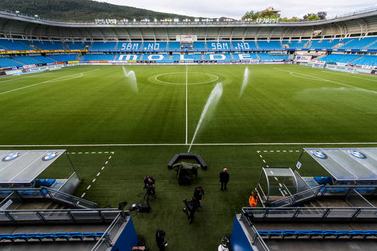 General interior view of Aker stadion