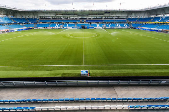 General interior view of Aker stadion