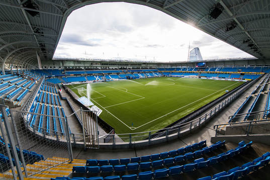 General interior view of Aker stadion