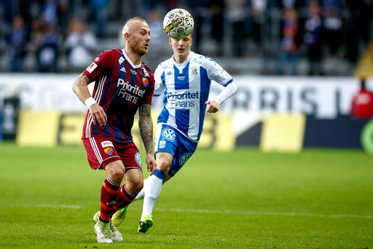 Djurgårdens Magnus Eriksson och IFK Göteborgs Billy