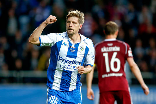 IFK Göteborgs Mikael Boman jublar