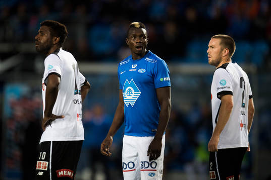 Olivier Occean of Odd, Babacar Sarr of Molde and Espen Ruud