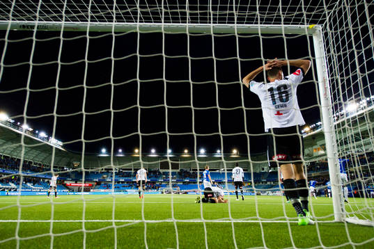Fredrik Semb Berge of Odd looks dejected