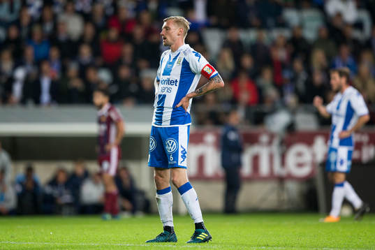 IFK Göteborgs Sebastian Eriksson deppar