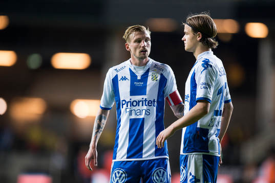 IFK Göteborgs Sebastian Eriksson och August Erlingmark