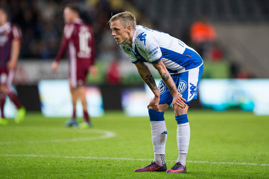 IFK Göteborgs Sören Rieks deppar