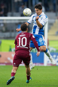 IFK Göteborgs David Boo Wiklander mot Djurgårdens Kerim