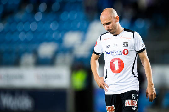 Jone Samuelsen of Odd looks dejected