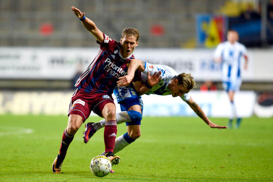 Djurgårdens Felix Beijmo och IFK Göteborgs Sören Rieks