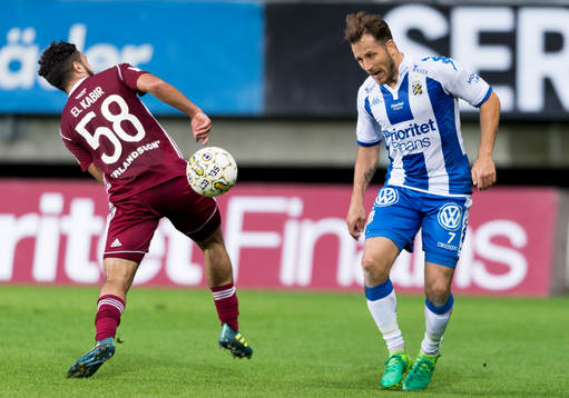 IFK Göteborgs Tobias Hysén och Djurgårdens Othman El