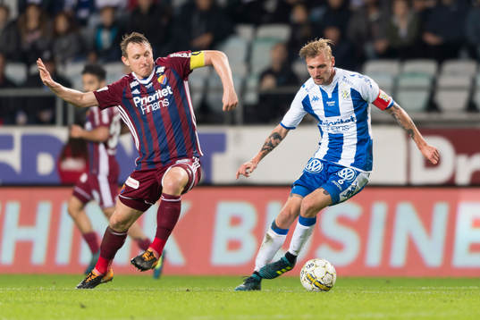 IFK Göteborgs Sebastian Eriksson och Djurgårdens Kim