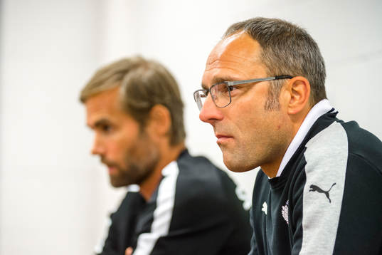 Brommapojkarnas tränare Olof Mellberg och Helsingborgs