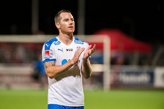 Helsingborgs Johan Persson tackar publiken