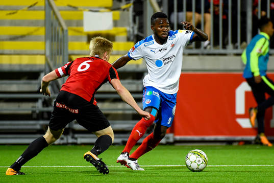 Helsingborgs Lumala Abdu  och Brommapojkarnas Gustav