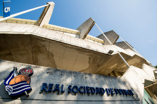 General view of Anoeta Stadium