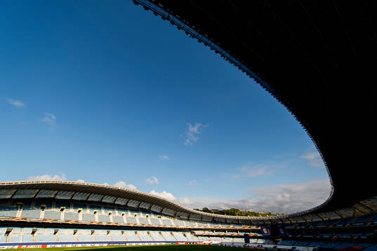 General view of Anoeta Stadium