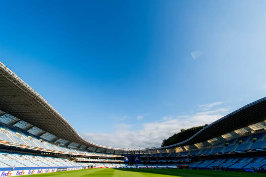 General view of Anoeta Stadium