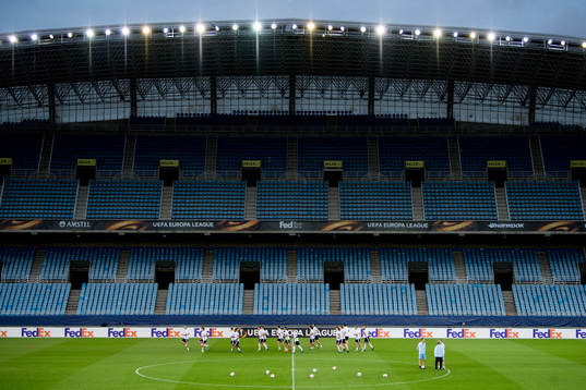 General view of Anoeta Stadium