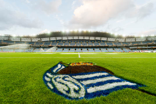 General view of Anoeta Stadium