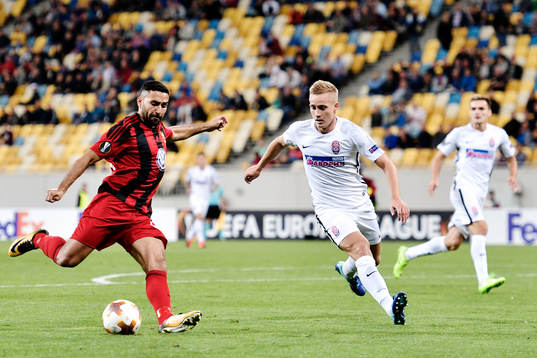 Östersunds Saman Ghoddos och Zoryas Artem Sukhotskiy