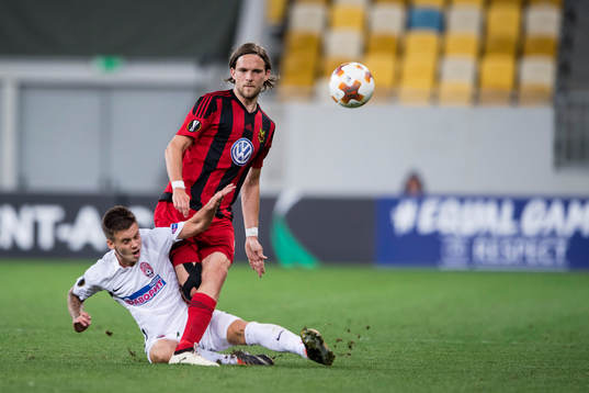 Östersunds Tom Pettersson och Zoryas Maksym Lunov