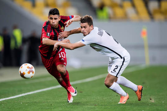 Östersunds Hosam Aiesh och Zoryas Artem Sukhotskiy