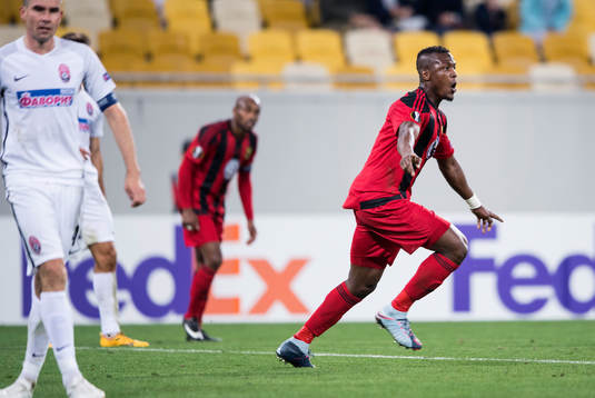 Östersunds Salisu Abdullahi Gero jublar