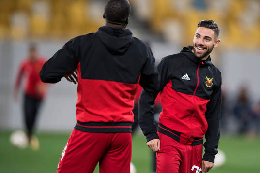 Östersunds Gabriel Somi värmer upp
