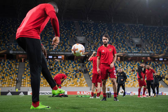 Östersunds Brwa Nouri  värmer upp