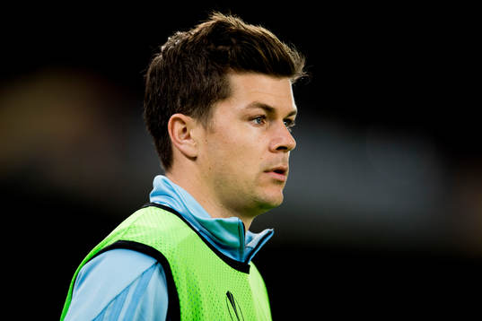 Pål André Helland of Rosenborg warms up