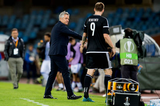 Kåre Ingebrigtsen, head coach of Rosenborg, and Nicklas