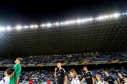 Goalkeeper André Hansen, Tore Reginiussen and Jørgen