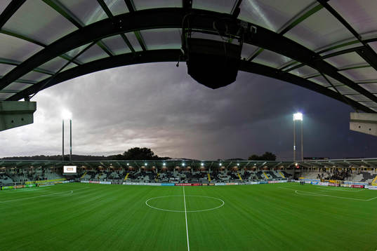Vy över Bravida Arena