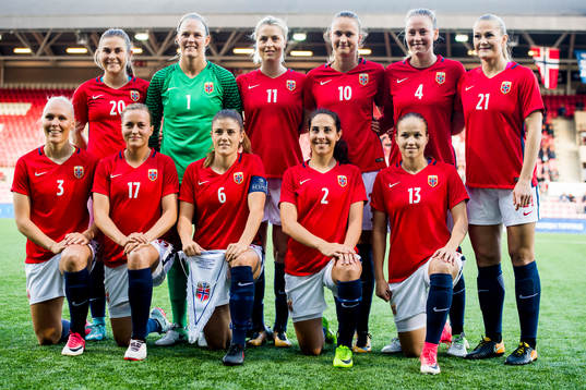 Norway's starting eleven