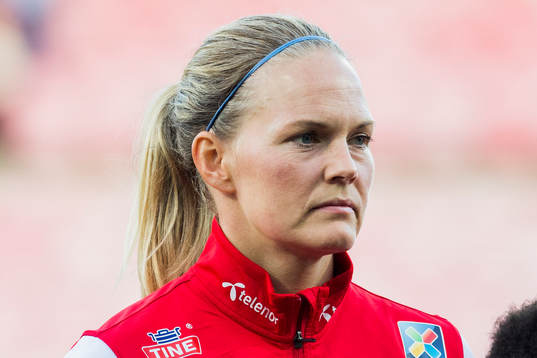 Goalkeeper Ingrid Hjelmseth of Norway