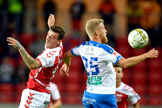 Kalmars Erton Fejzullahu och Norrköpings Filip Dagerstål