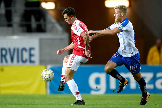 Kalmars Herman Hallberg och Norrköpings Filip Dagerstål