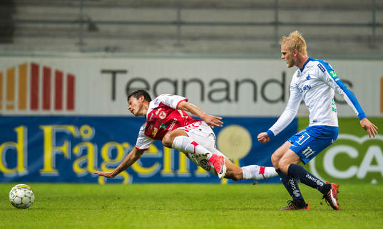 Kalmars Romário Pereira Sipião och Norrköpings Karl