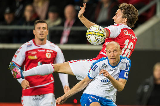 Kalmars Filip Hellquist och Norrköpings Andreas Johansson