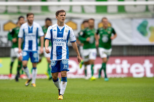 IFK Göteborgs Patrik Karlsson Lagemyr deppar