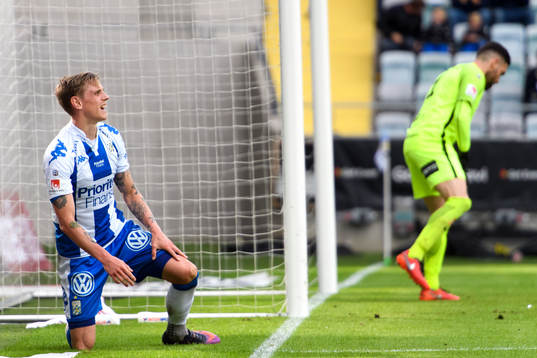 IFK Göteborgs Sören Rieks deppar