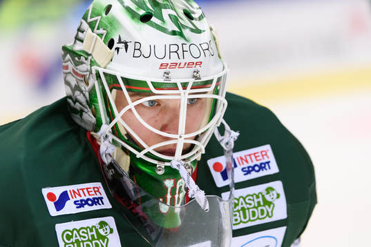 Frölundas målvakt Johan Gustafsson