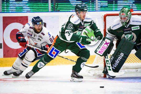 Linköpings Jimmy Andersson Färjestads Michael Lindqvist