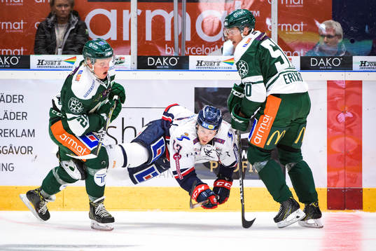 Färjestads Fabian Zetterlund, Linköpings Andrew Gordon