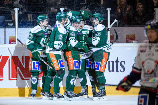 Färjestads Jens Westin, Dick Axelsson, Michael Lindqvist,