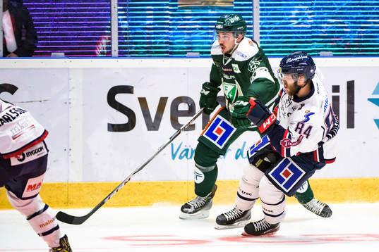 Färjestads Jens Westin och Linköpings Jimmy Andersson