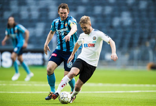 Djurgårdens Kim Källström och Örebros Johan Mårtensson